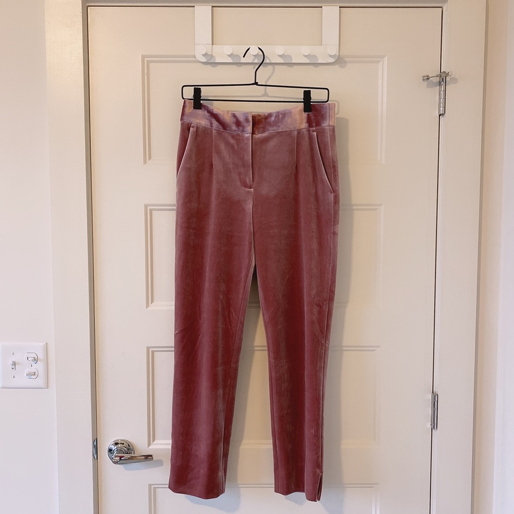 Pink Velvet Pants